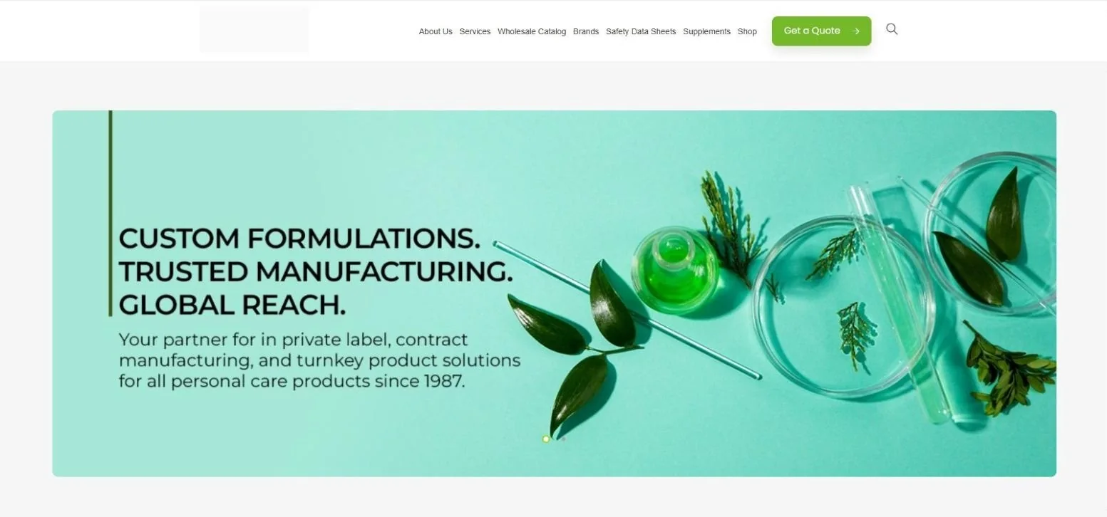 Chemco website homepage