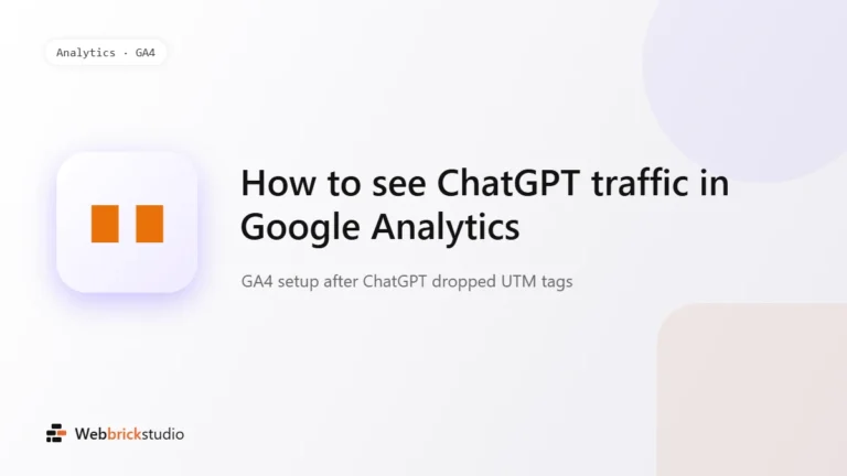 How to see ChatGPT traffic in Google Analytics 4