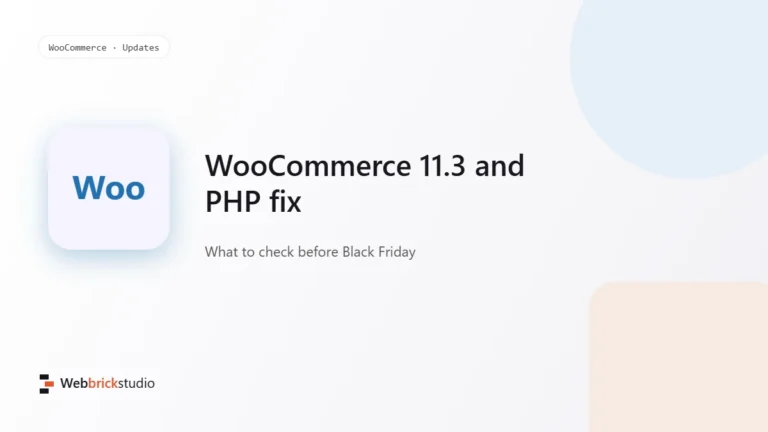 WooCommerce 11.3 and PHP security update checklist
